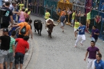 Burriana se estrena en los encierros de toros cerriles con un herido grave y once leves