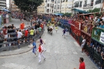Burriana se estrena en los encierros de toros cerriles con un herido grave y once leves