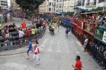 Burriana se estrena en los encierros de toros cerriles con un herido grave y once leves
