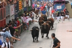 Burriana se estrena en los encierros de toros cerriles con un herido grave y once leves