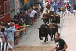 Burriana se estrena en los encierros de toros cerriles con un herido grave y once leves
