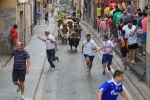 Burriana se estrena en los encierros de toros cerriles con un herido grave y once leves
