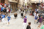 Burriana se estrena en los encierros de toros cerriles con un herido grave y once leves