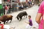 Burriana se estrena en los encierros de toros cerriles con un herido grave y once leves