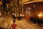 Multitudinario encierro de toros embolados