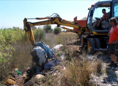El Consorcio del Millars adeca el ltimo tramo del Cam la Cossa y retira 230 toneladas de residuos del paraje