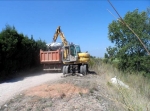 El Consorcio del Millars adecúa el último tramo del Camí la Cossa y retira 230 toneladas de residuos del paraje