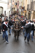 60.000 kilos de leña para la hoguera de Sant Antoni de Borriol
