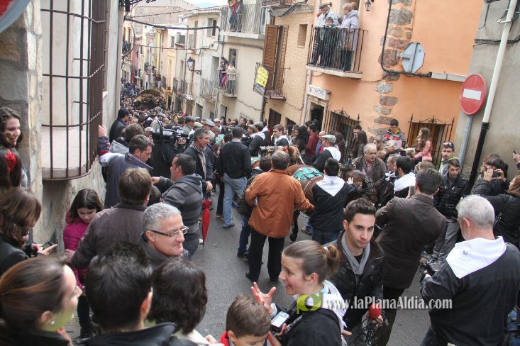 60.000 kilos de leña para la hoguera de Sant Antoni de Borriol