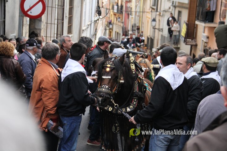 60.000 kilos de leña para la hoguera de Sant Antoni de Borriol