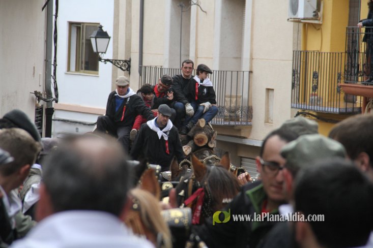 60.000 kilos de leña para la hoguera de Sant Antoni de Borriol