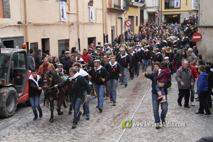 60.000 kilos de leña para la hoguera de Sant Antoni de Borriol
