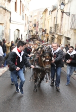 60.000 kilos de leña para la hoguera de Sant Antoni de Borriol