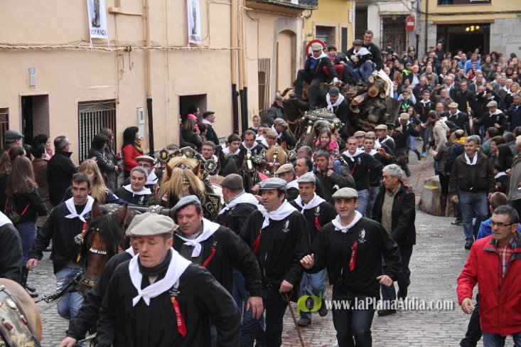 60.000 kilos de leña para la hoguera de Sant Antoni de Borriol