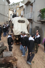 60.000 kilos de leña para la hoguera de Sant Antoni de Borriol