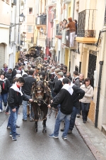60.000 kilos de leña para la hoguera de Sant Antoni de Borriol