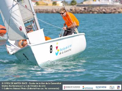 Las aguas de Burriana acogen IV Open de Match Race Escoles de la Mar de la Generalitat- Marina Burriananova