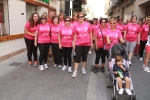 Medio millar de personas participan en la II marcha rosa a beneficio de la investigacion contra el cáncer de mama