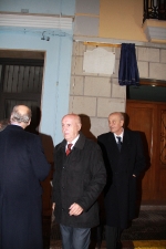 Descubren una placa en la vivienda natalicia del Padre Vilallonga 