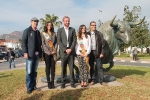La Vall d'Uixó rinde homenaje a la afición taurina con la escultura de un toro bravo