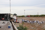 La N-340 se cobra otras tres vidas en un accidente múltiple entre camiones y vehículos