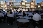 La banda de música ofreció un concierto en la Plaça del Mercat