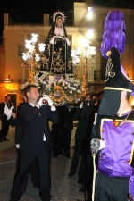 La Vall d'Uixó celebró la procesión del Santo Entierro