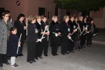 Participativo desfile procesional del Santo Entierro en Les Alqueries