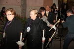 Participativo desfile procesional del Santo Entierro en Les Alqueries