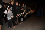 Participativo desfile procesional del Santo Entierro en Les Alqueries