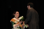Paula Rico recibe la  banda de Reina de las fiestas de Vila-real