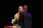 Paula Rico recibe la  banda de Reina de las fiestas de Vila-real