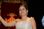 Paula Rico recibe la  banda de Reina de las fiestas de Vila-real