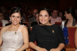 Paula Rico recibe la  banda de Reina de las fiestas de Vila-real
