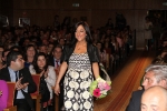 Paula Rico recibe la  banda de Reina de las fiestas de Vila-real