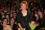 Paula Rico recibe la  banda de Reina de las fiestas de Vila-real