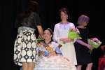 Paula Rico recibe la  banda de Reina de las fiestas de Vila-real