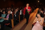 Paula Rico recibe la  banda de Reina de las fiestas de Vila-real