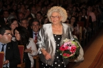 Paula Rico recibe la  banda de Reina de las fiestas de Vila-real