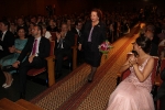 Paula Rico recibe la  banda de Reina de las fiestas de Vila-real