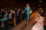 Paula Rico recibe la  banda de Reina de las fiestas de Vila-real