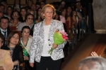 Paula Rico recibe la  banda de Reina de las fiestas de Vila-real