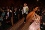 Paula Rico recibe la  banda de Reina de las fiestas de Vila-real