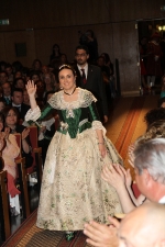 Paula Rico recibe la  banda de Reina de las fiestas de Vila-real