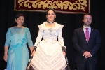 Paula Rico recibe la  banda de Reina de las fiestas de Vila-real