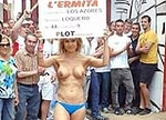 El PSOE, en contra del acto de la chica en topless del pasado jueves