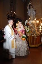 Multitudinaria ofrenda a Sant Pasqual