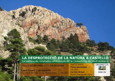 La desprotecci de la natura a Castell, a debat