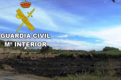 La Guardia Civil detiene al autor de 11 incendios en Almenara