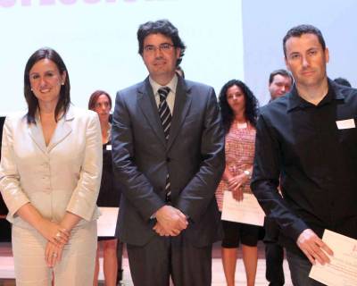 David Albarracn recoge el Premio Extraordinario de FP